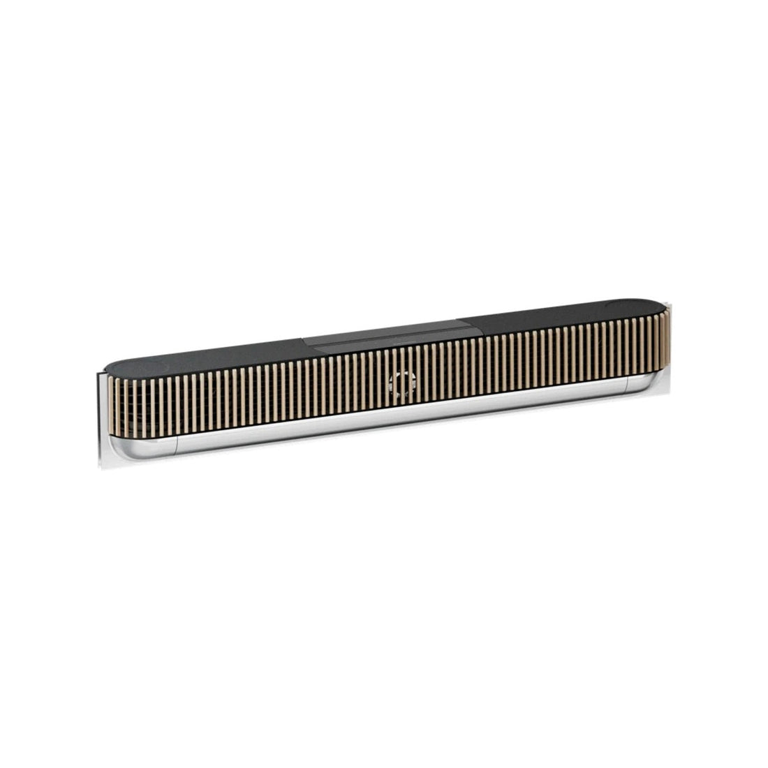 Beosound Theatre 55 inch în finisaj Silver / Grey Melange, pe fundal neutru.