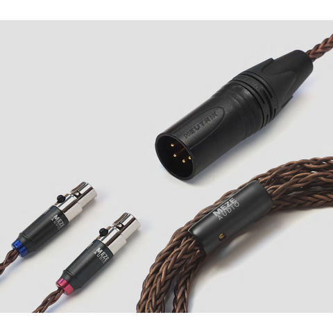 Meze Audio Cablu MINI XLR PREMIUM Copper Pcuhd (upgrade pentru ELITE si EMPYREAN) MiniXLR to 4 pin XLR balanced - 2.5 m