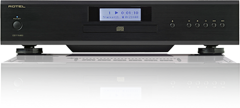 Rotel CD11MKII negru, vedere din față
