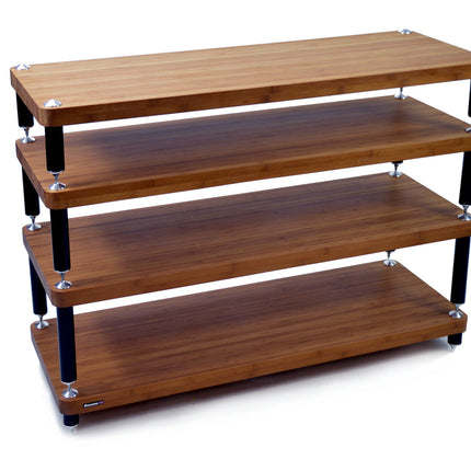 TV Stand Atacama Evoque Eco 110-40 Dark Bamboo, 4 rafturi