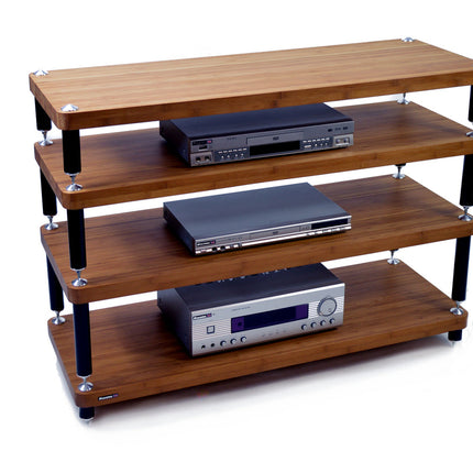 TV Stand Atacama Evoque Eco 110-40 Dark Bamboo, 4 rafturi
