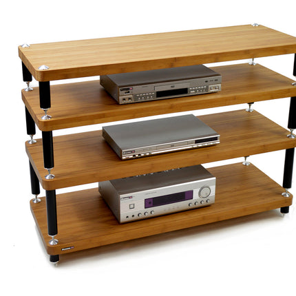 TV Stand Atacama Evoque Eco 110-40 Natural Bamboo, 4 rafturi