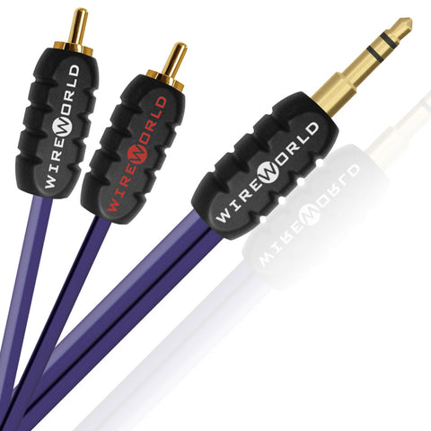 Wireworld Pulse Interconect, jack 3,5 mm - 2 RCA