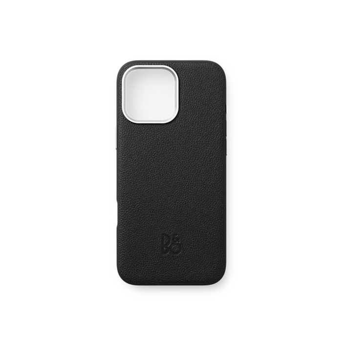 Leather Case iPhone 16 Pro în finisaj Infinite Black