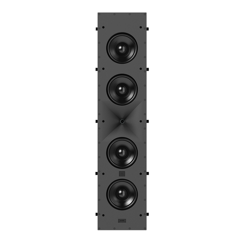Boxa incastrabila JBL Synthesis SCL-6 vazuta din fata, cu patru woofere si hornul HDI la mijloc