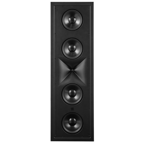 JBL Synthesis SCL-2XL din fata: patru woofere de 200 mm si hornul HDI central