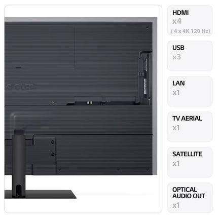 Televizor LG OLED evo OLED55G43LS, 139 cm, Smart, 4K Ultra HD, 100 Hz, Clasa F (Model 2024)