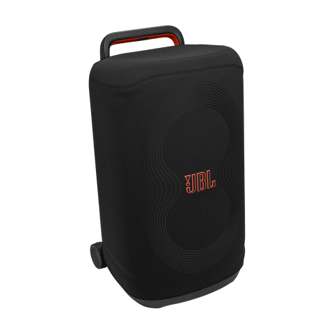 Husa JBL PartyCover 520 montată pe boxa JBL PartyBox 520, din față