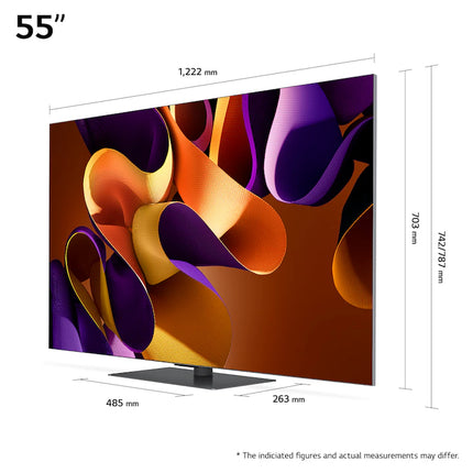 Televizor LG OLED evo OLED55G43LS, 139 cm, Smart, 4K Ultra HD, 100 Hz, Clasa F (Model 2024)