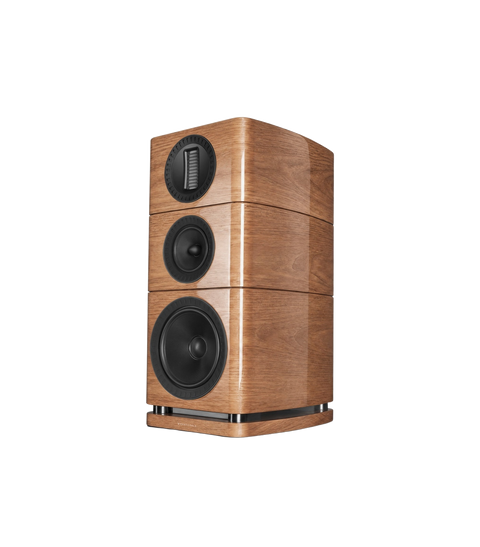 Wharfedale Elysian 2R — finisaj Walnut, fundal transparent