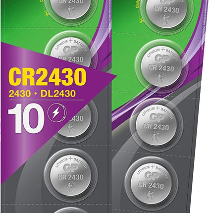 Baterii GP Extra Lithium CR2430 (DL2430), 3.0V, blister 10pcs