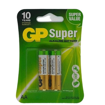 Baterii GP Super Alkaline AA (LR6), blister 2pcs