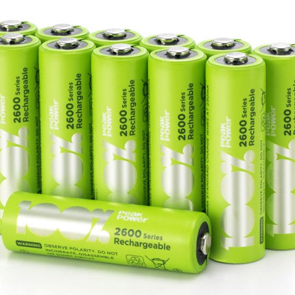 Baterii reincarcabile GP 100% Peak Power AA seria 2600, folie 12 pcs
