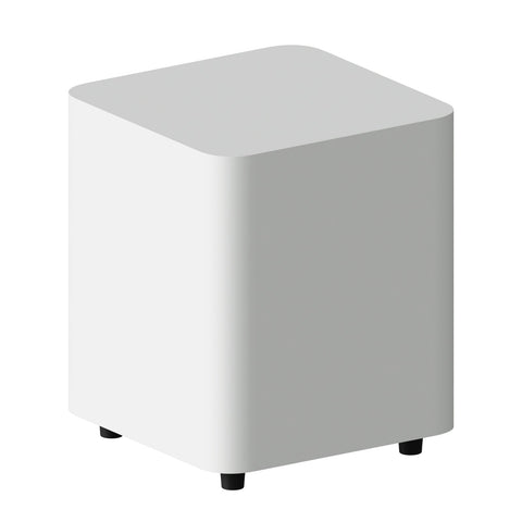 Fosi Audio SW10, cu panoul frontal, comenzile și carcasa vizibile