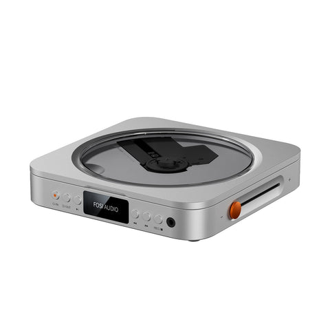 Fosi Audio Merak, cu panoul frontal, comenzile și carcasa vizibile