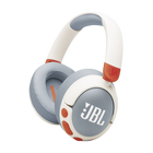 Căști pentru copii JBL Junior 470NC albe, văzute din unghi