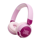 Căști wireless pentru copii JBL Junior 320BT violet, văzute din unghi