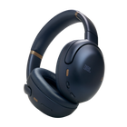 Căști over-ear wireless JBL Tour One M3 albastre, văzute din unghi