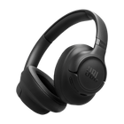 Căști JBL Tune 730BT negre, văzute din unghi