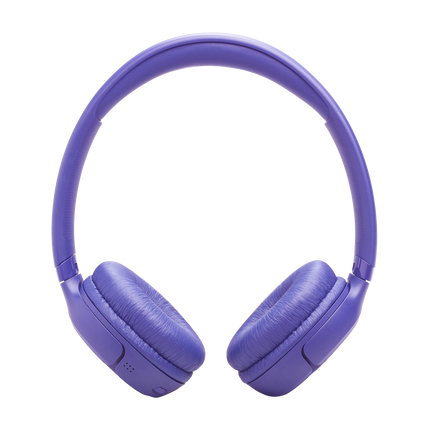 Căști JBL Tune 530BT lavandă, văzute din față
