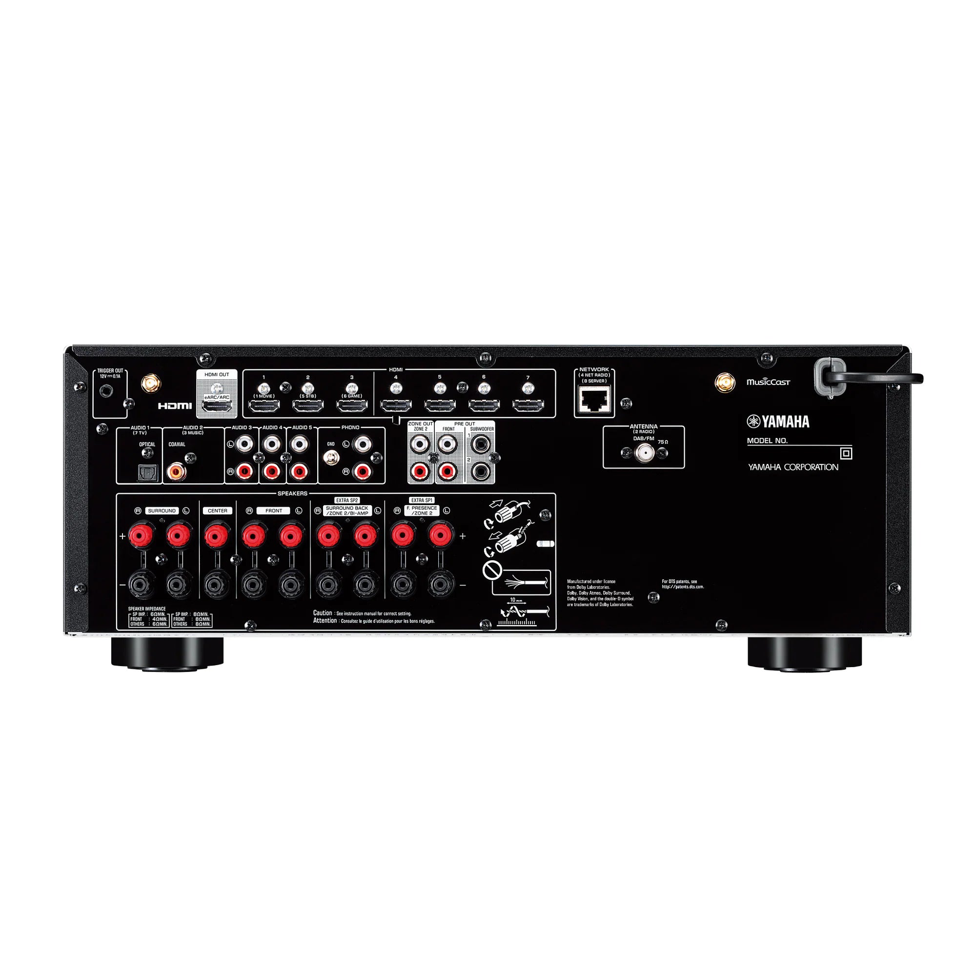 Receiver Yamaha RX-V6A – www.AudioMonkey.ro Receiver Yamaha RX-V6A – www.AudioMonkey.ro