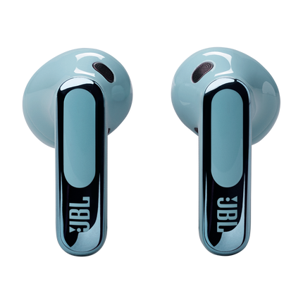 Căști in-ear JBL Live Flex 3, culoarea albastru, căștile, vedere frontală