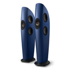 KEF Blade One Meta, finisaj Frosted Blue / Bronze, vedere din față și lateral