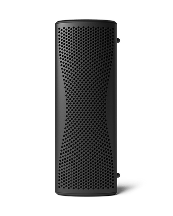 KEF Muo, finisaj Midnight Black, vedere din față