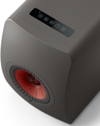 KEF LS50 Wireless II, finisaj Titanium Grey, vedere de sus