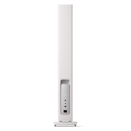KEF LS60 Wireless, finisaj Mineral White, vedere din spate