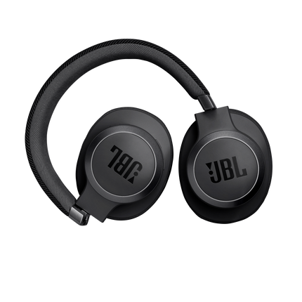Căști JBL Live 770NC, culoarea negru, cu cupele pliate