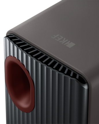 KEF LS50 Wireless II, finisaj Titanium Grey, detaliu panou posterior