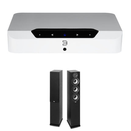 Pachet PROMO ELAC Debut F5.2 + BlueSound PowerNode EDGE
