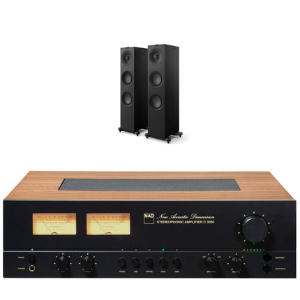 Pachet PROMO KEF Q7 META + NAD C 3050