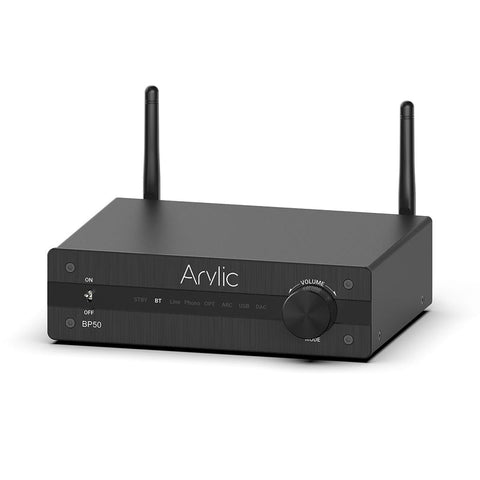 Preamplificator cu streaming si PHONO Arylic BP50, Bluetooth, ESS ES9023P DAC