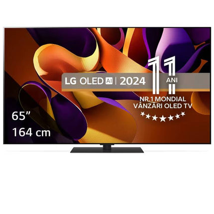 Televizor LG OLED evo OLED65G43LS, 164 cm, Smart, 4K Ultra HD, 100 Hz, Clasa F (Model 2024)