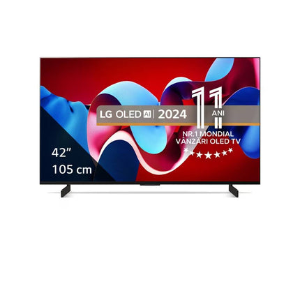 Televizor LG OLED evo 42C41LA, 105 cm, Smart, 4K Ultra HD, 100 Hz, Clasa G (Model 2024)