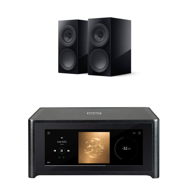 Pachet PROMO KEF R3 META + NAD M10 v3
