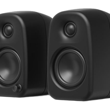 Boxe active Kanto Audio UKI Black, perechea văzută din unghi