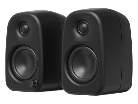 Boxe active Kanto Audio UKI Black, perechea văzută din unghi