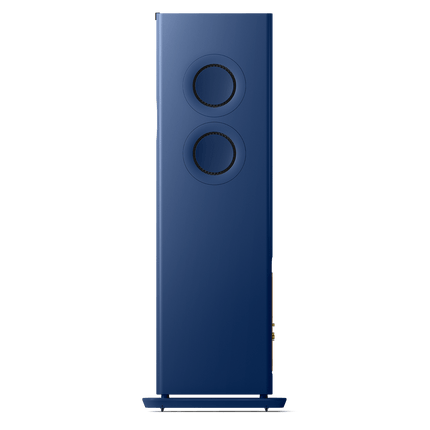 KEF LS60 Wireless, finisaj Royal Blue, vedere laterală
