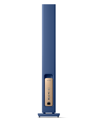 KEF LS60 Wireless, finisaj Royal Blue, vedere din spate