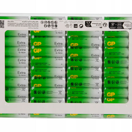 Baterii GP Extra Alkaline AA (LR6), 1.5V, 40pcs