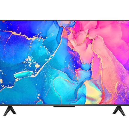 Televizor TCL QLED 43C635, 108 cm, Smart Google TV, 4K Ultra HD, Clasa G