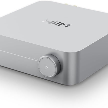Amplificator stereo WiiM AMP, Bluetooth, AirPlay 2, Spotify, Tidal, Chromecast, HDMI & Voice Control resigilat - Silver