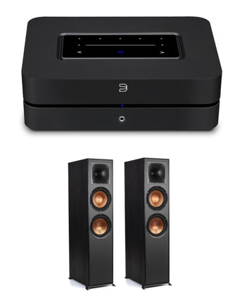 Pachet PROMO KLIPSCH R-820F + BlueSound PowerNode 2025 N331, 3 canale