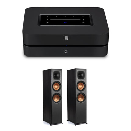 Pachet PROMO KLIPSCH R-820F + BlueSound PowerNode 2025 N331, 3 canale