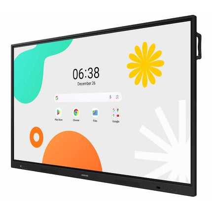 Display interactiv Samsung WA86F, 86", 4K UHD, 400nit, Control multi-touch 40 puncte, Android 14 certificat EDLA, Putere audio 30W, Vesa 800 x 600 mm