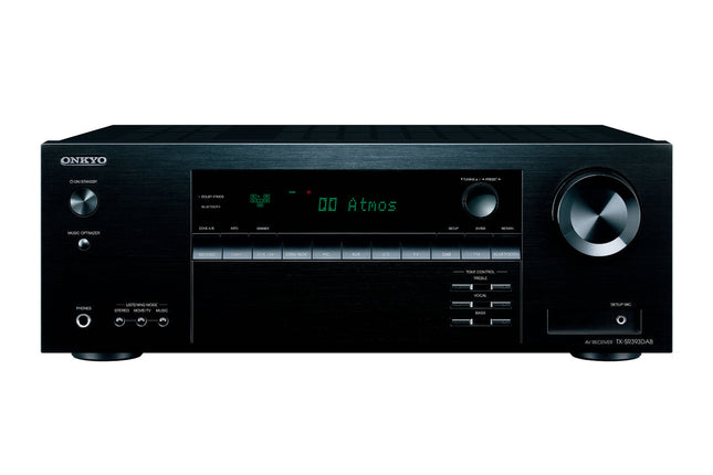 Receiver ONKYO TX-SR393 DAB, 5.2 channel, 4K HDR, Dolby Atmos, Bluetooth resigilat