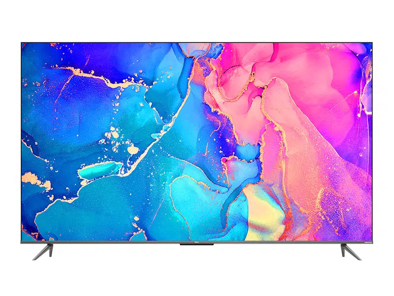 Televizor TCL QLED 55C635, 139 cm, Smart Google TV, 4K Ultra HD, Clasa F